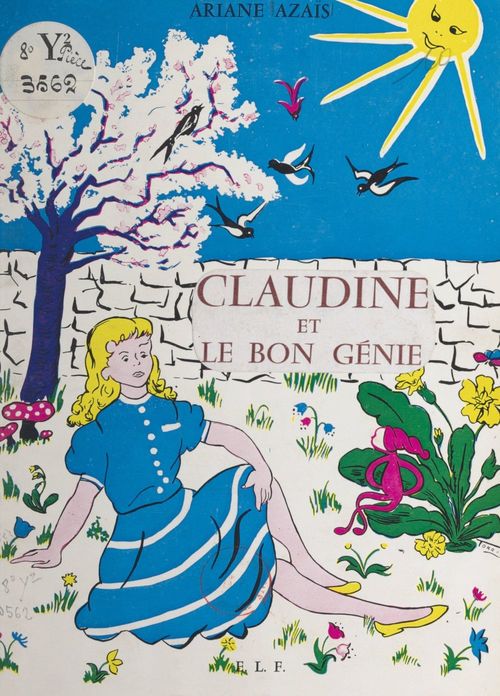 Couverture ebook de Claudine et le bon génie, de Ariane Azais