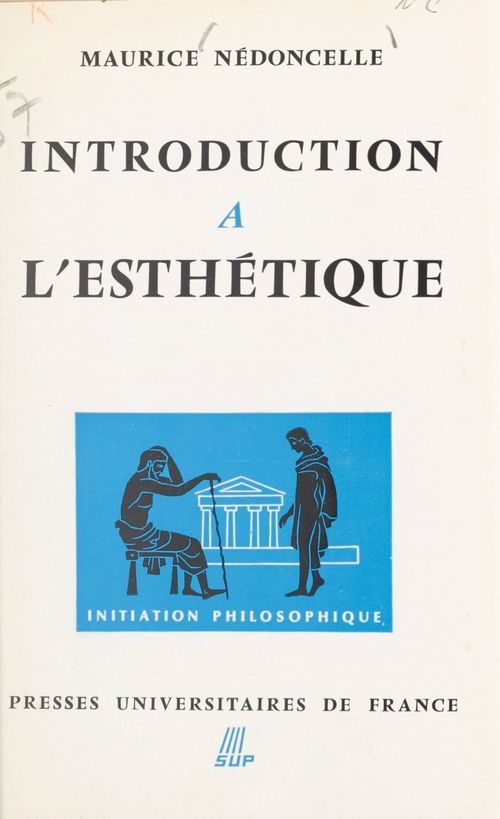 ebook cover of Introduction à l'esthétique, by Maurice Nedoncelle