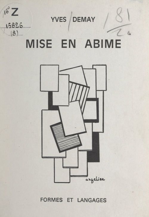 ebook cover of Mise en abîme, by Yves Demay