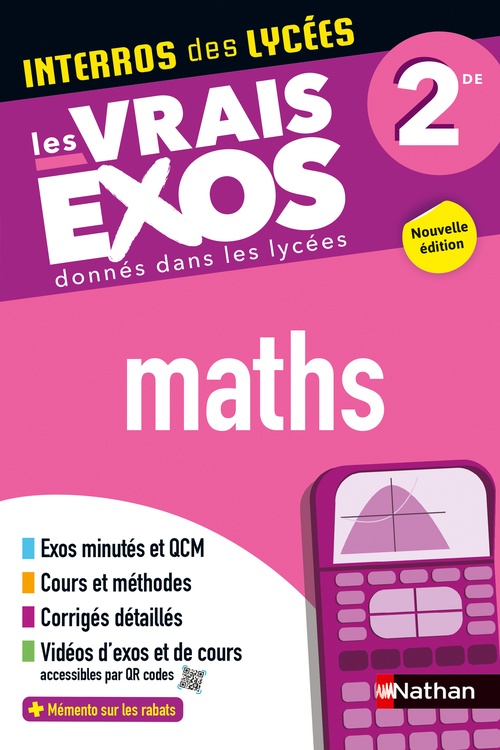 ebook cover of Interros des Lycées - Les vrais exos donnés dans les lycées Maths 2de, by Erick de Brauwère, Stéphane Pasquet