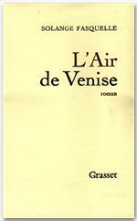 ebook cover of L'air de Venise, by Solange Fasquelle