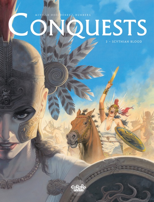 Couverture ebook de Conquests - Volume 3 - Scythian Blood, de François Miville-deschênes, Sylvain Runberg