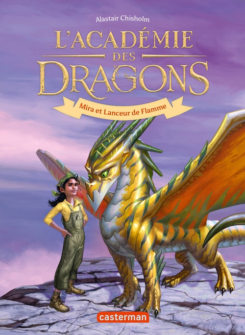 ebook cover of L'académie des dragons (Tome 4) - Mira et Lanceur de Flamme, by Alastair Chisholm