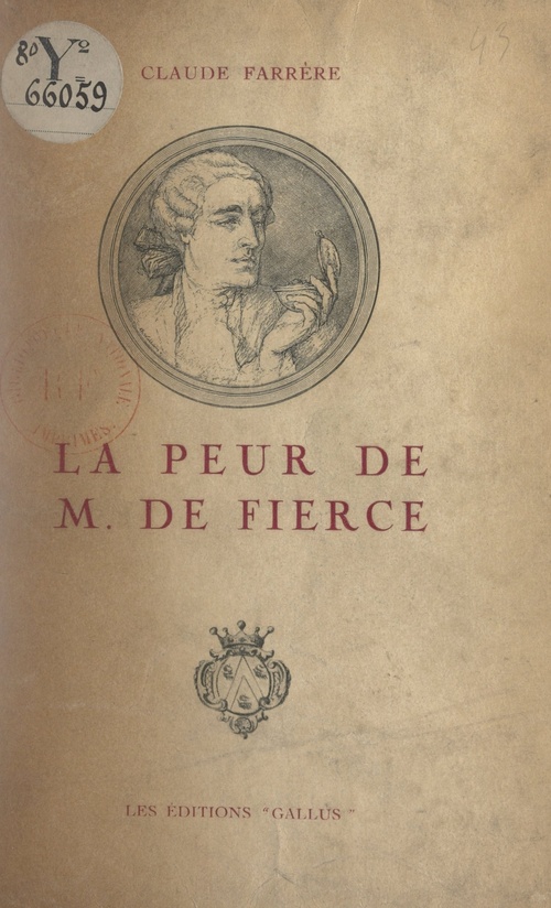 Couverture ebook de La peur de M. de Fierce, de Claude Farrère