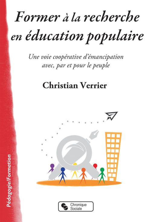Couverture ebook de Former à la recherche en éducation populaire, de Christian Verrier