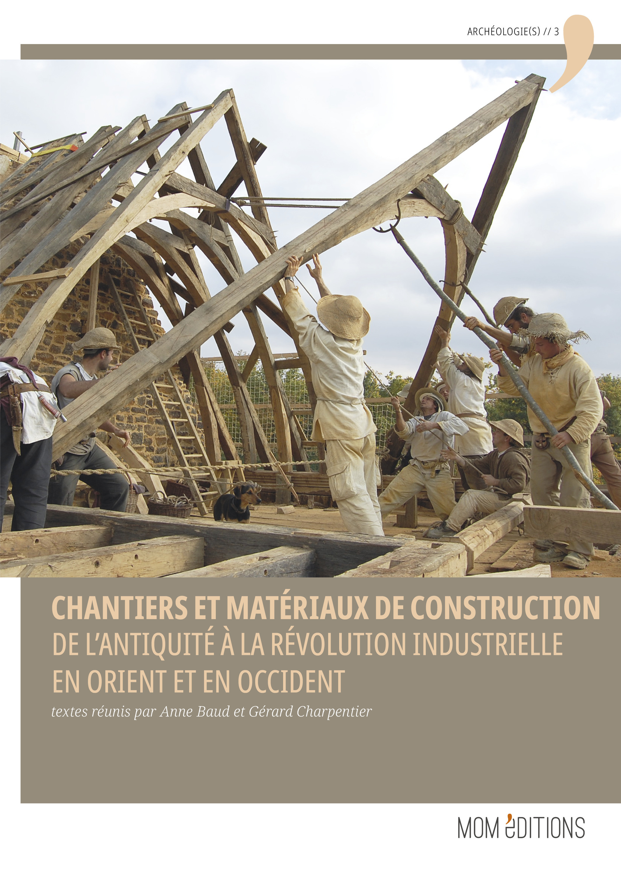 Couverture ebook de Chantiers et matériaux de construction, de Anne Baud, Gérard Charpentier
