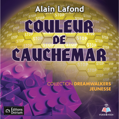 audiobook cover of Couleur de cauchemar, by Alain Lafond