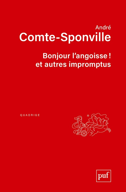 Couverture ebook de Bonjour l'angoisse ! Et autres impromptus, de André Comte-Sponville