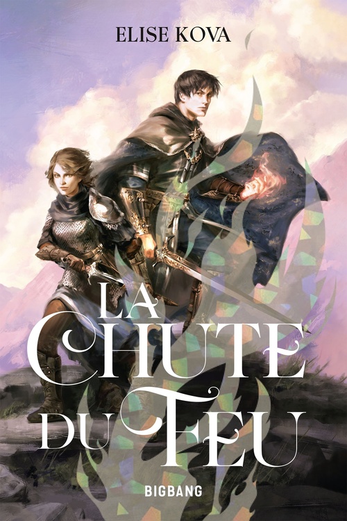 ebook cover of L'Éveil de l'Air, T2 : La Chute du Feu, by Elise Kova, Marcela Medeiros