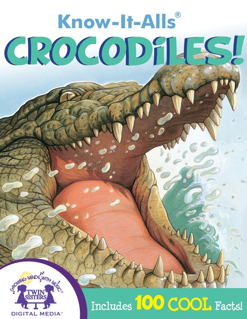 Couverture ebook de Know-It-Alls! Crocodiles, de Irene Trimble