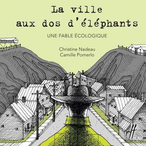 audiobook cover of La ville aux dos d´éléphants, by Christine Nadeau