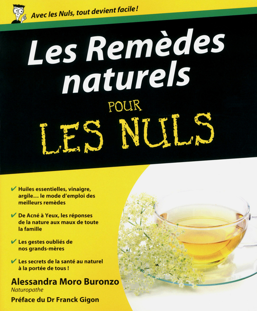 ebook cover of Remèdes naturels pour les nuls, by Alessandra Moro-Buronzo