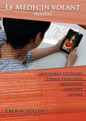 Couverture ebook de Fiche de lecture Le Médecin volant - Résumé détaillé et analyse littéraire de référence, de Molière