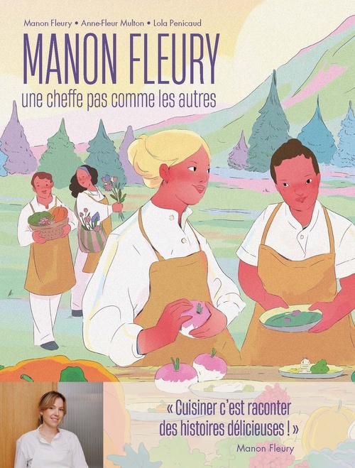 ebook cover of Manon Fleury, une cheffe pas comme les autres, by Manon Fleury, Anne-Fleur Multon, Lola Penicaud