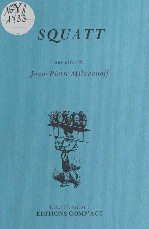ebook cover of Squatt, by Jean-Pierre Milovanoff