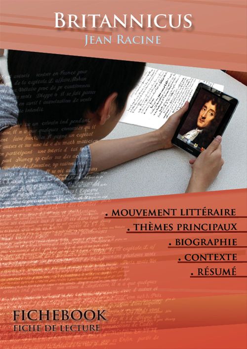Couverture ebook de Fiche de lecture Britannicus, de Jean Racine