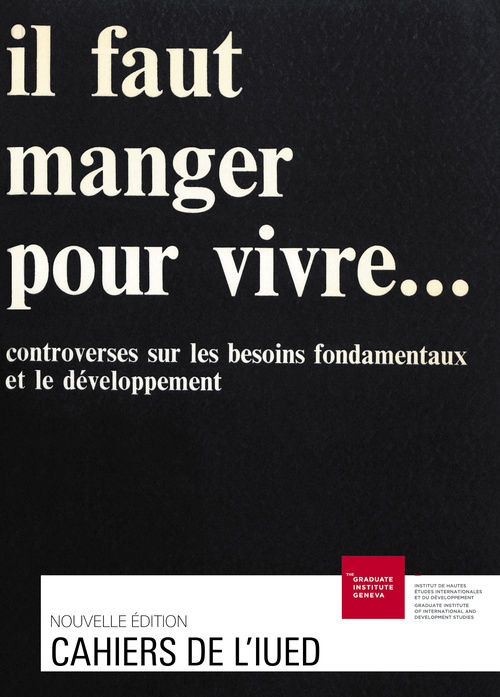 ebook cover of Il faut manger pour vivre..., by Equipe Des Cahiers