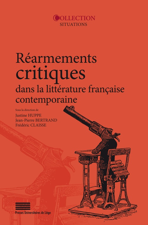 Couverture ebook de Réarmements critiques dans la littérature française contemporaine, de