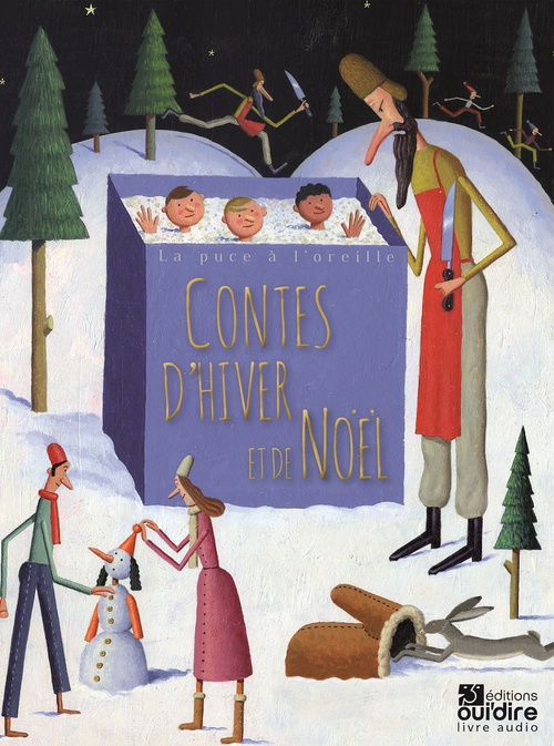 Couverture audiobook de Contes d'hiver et de Noël, de Elisabeth Calandry, Elisa de Maury, Dominique Toutain, Nadine Walsh