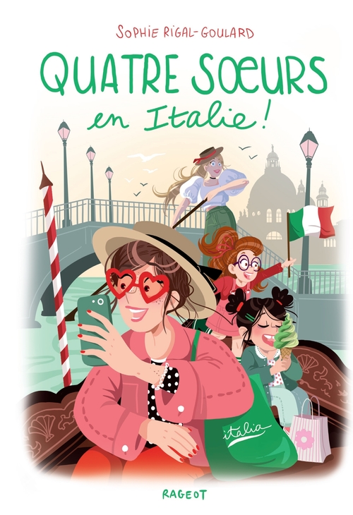 Couverture ebook de Quatre soeurs en Italie, de Sophie Rigal-Goulard
