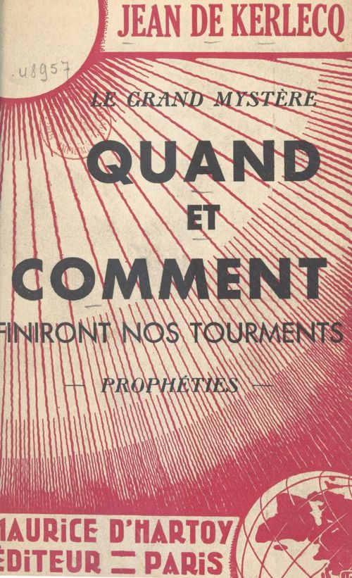Couverture ebook de Quand et comment finiront nos tourments ?, de Jean De Kerlecq