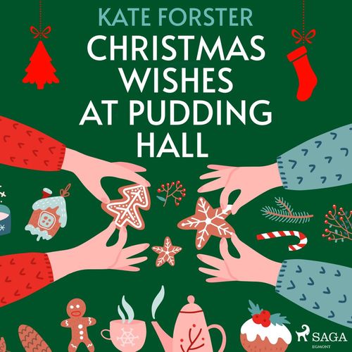 audiobook cover of Christmas Wishes at Pudding Hall, by Kate Forster