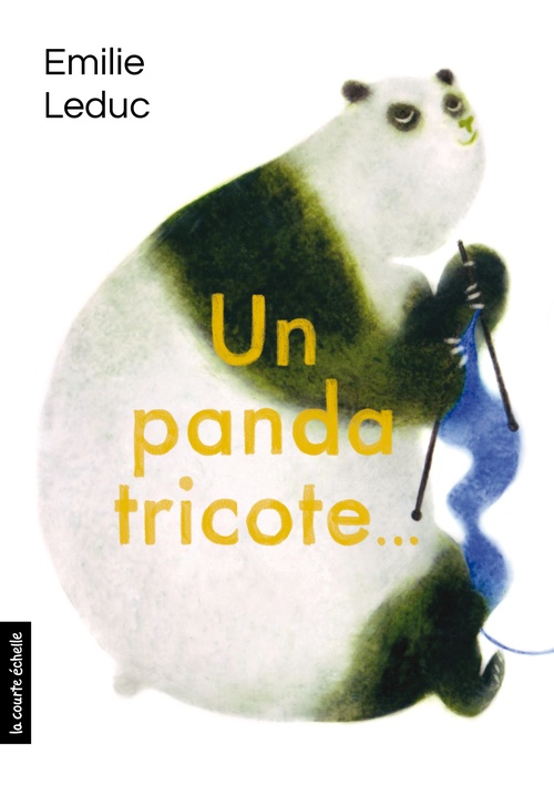 Couverture ebook de Un panda tricote, de Emilie Leduc