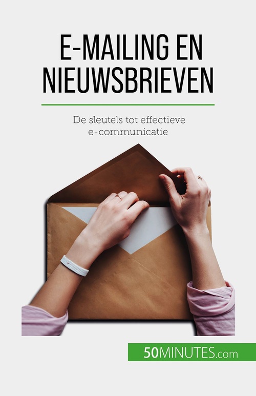 Couverture ebook de E-mailing en nieuwsbrieven, de Magalie Damel