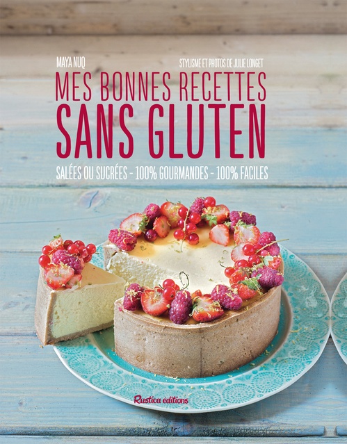 Couverture ebook de Mes bonnes recettes sans gluten, de Maya Nuq