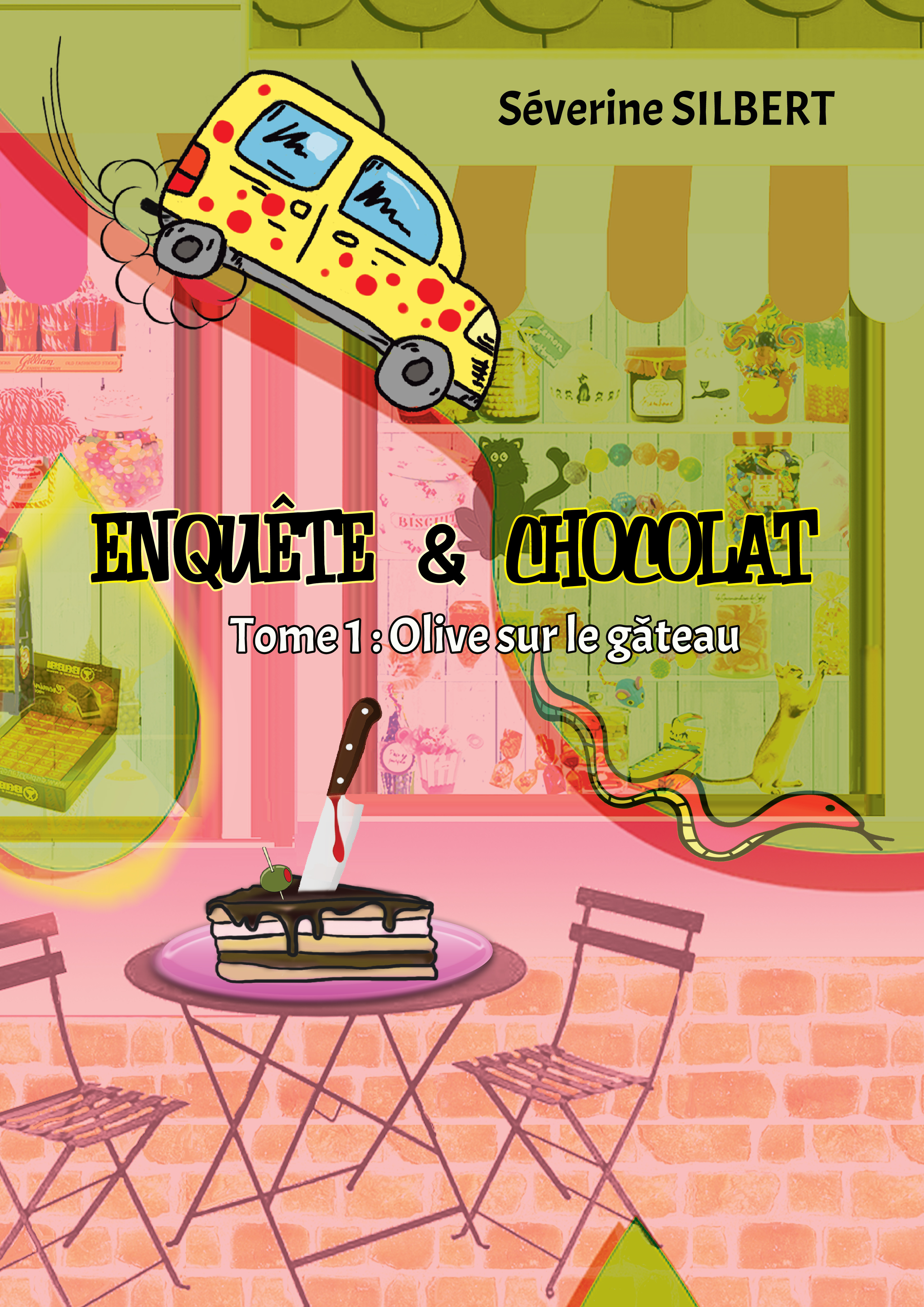 Couverture ebook de Enquête et chocolat, de Séverine Silbert