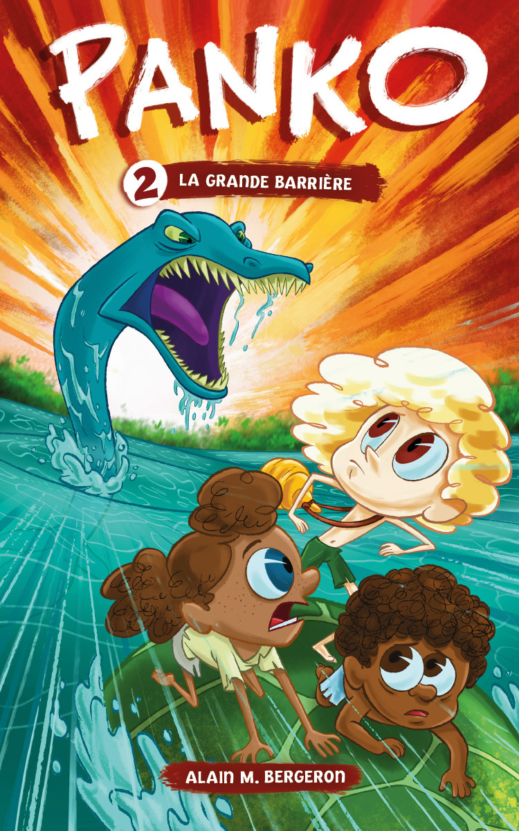 ebook cover of Panko tome 2: La grande barrière, by Alain M. Bergeron
