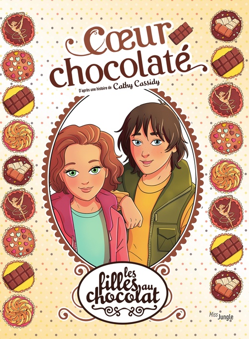 ebook cover of Les filles au chocolat - Tome 13 - Coeur Chocolaté, by Veronique Grisseaux, Cathy Cassidy, Yellowhale