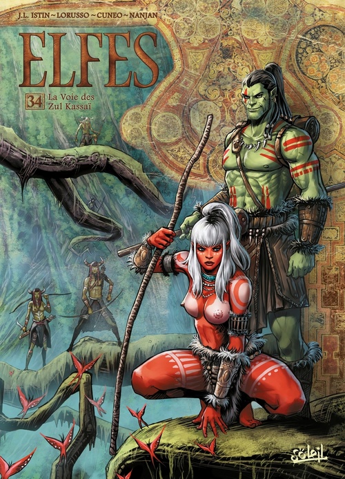 Couverture ebook de Elfes T34 - La Voie des Zul-Kassaï, de Jean-Luc Istin