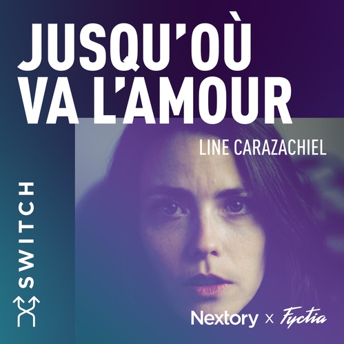 audiobook cover of Jusqu'où va l'amour, by Line Carazachiel