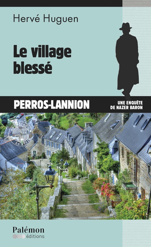Couverture ebook de Le village blessé, de Hervé Huguen