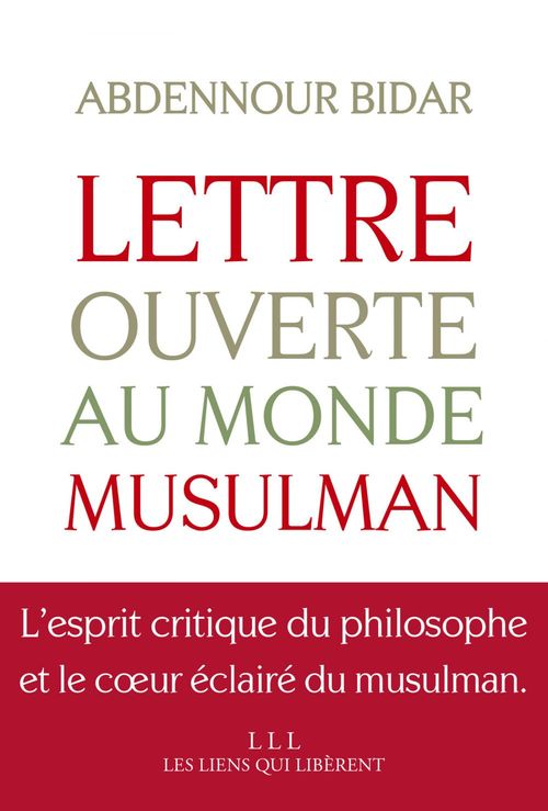 Couverture ebook de Lettre ouverte au monde musulman, de Abdennour Bidar
