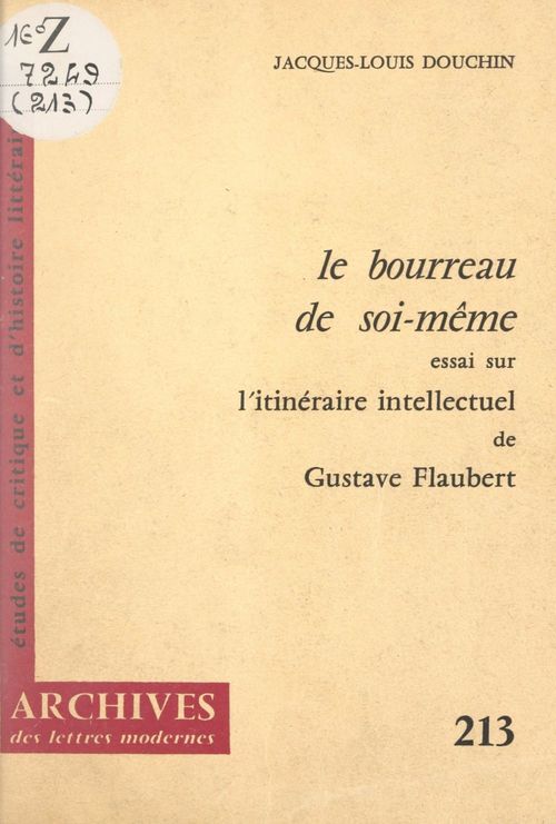 Couverture ebook de Le bourreau de soi-même, de Jacques Louis Douchin