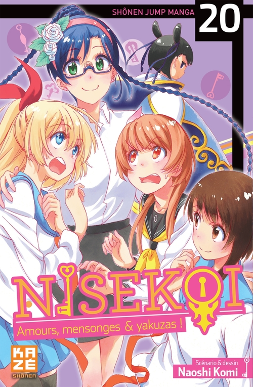 Couverture ebook de Nisekoi - Amours, mensonges et yakuzas ! T20, de Naoshi Komi