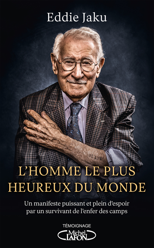 Couverture ebook de L'Homme le plus heureux du monde, de Eddie Jaku