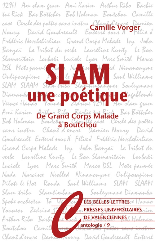 ebook cover of Slam, une poétique, by Camille Vorger