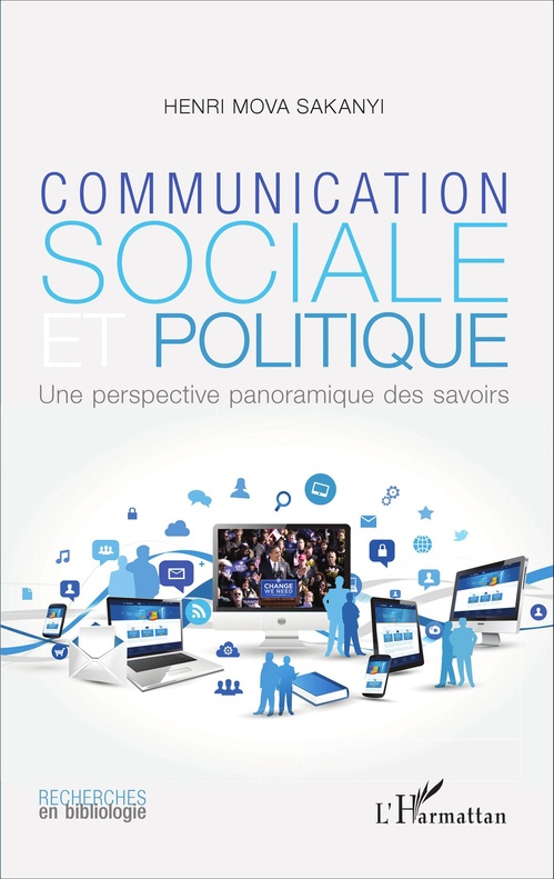 Couverture ebook de Communication sociale et politique, de Henri Mova Sakanyi