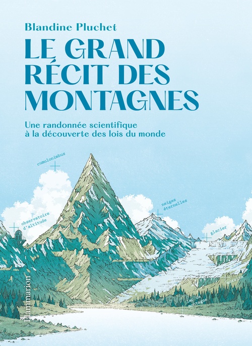 Couverture ebook de Le Grand récit des montagnes, de Blandine Pluchet