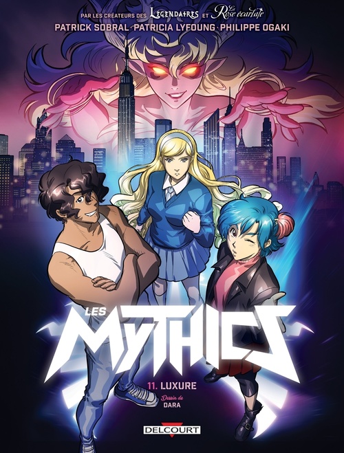 Couverture ebook de Les Mythics T11 - Luxure, de Collectif, Patricia Lyfoung, Philippe Ogaki, Patrick Sobral