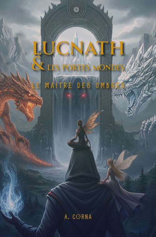 Couverture ebook de Lucnath et les Portes Mondes - Tome 1, de Arnaud A. Corna
