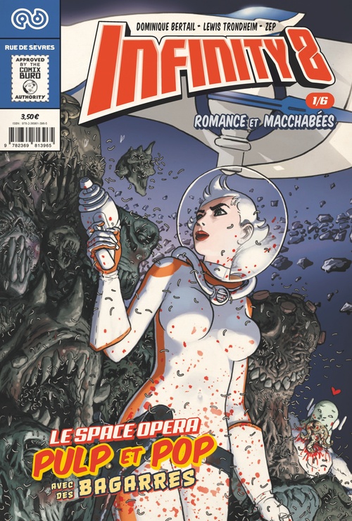 Couverture ebook de Infinity 8 - N°1 - Romance et macchabées, de Collectif