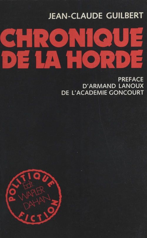 Couverture ebook de Chronique de la Horde, de Jean-Claude Guilbert