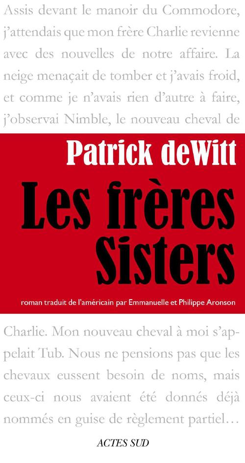 Couverture ebook de Les frères Sisters, de Patrick DeWitt