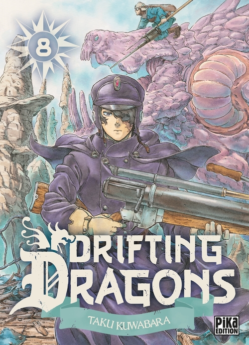 Couverture ebook de Drifting Dragons T08, de Taku Kuwabara