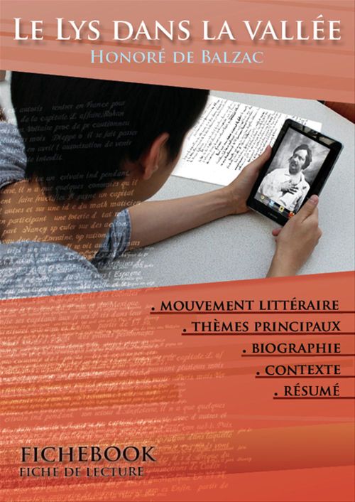 Couverture ebook de Fiche de lecture Le Lys dans la vallée - Résumé détaillé et analyse littéraire de référence, de Honoré de Balzac