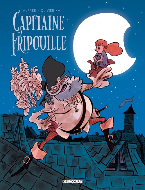 Couverture ebook de Capitaine Fripouille, de Olivier Ka, Alfred